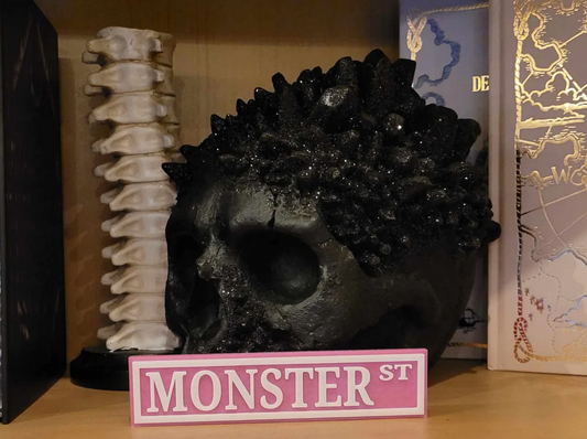 Monster St – Bookshelf Sign