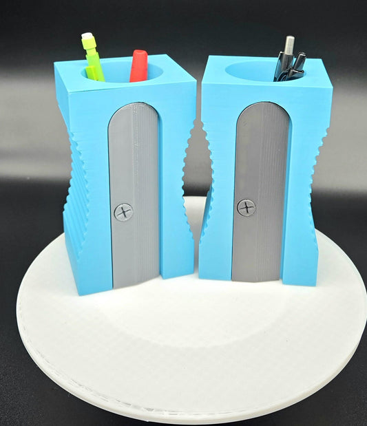 Giant Pencil Sharpener Organizer – Funny Pencil Holder, Novelty Desk Accessory, Teacher Gift, 3D Printed Office Decor