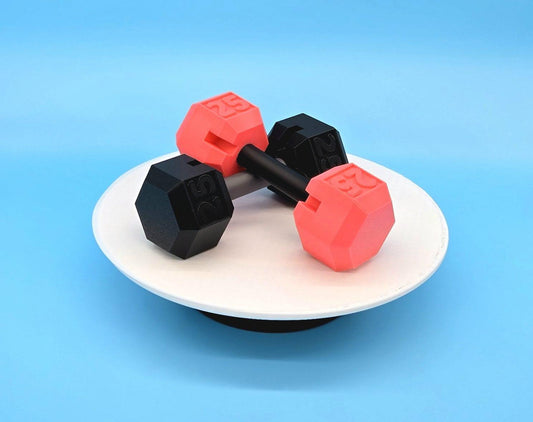 Dumbbell Barbell Business Card Holder – Fitness Desk Decor, Gym Lover Gift, Office Weightlifting Organizer